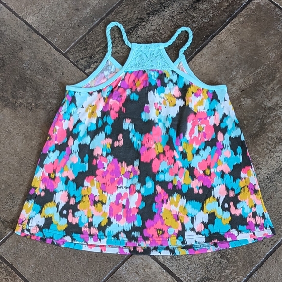 CHEROKEE Tank Top Girls Size M 7/8 Multicoloured Print - Picture 2 of 9